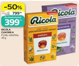 Auchan Ricola cukorka ajánlat