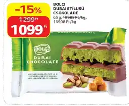 Auchan Bolci dubai stílusú csokoládé ajánlat