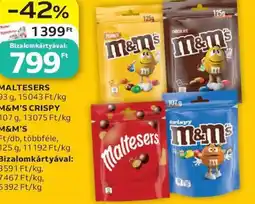 Auchan Maltesers vagy M&Ms drazsé ajánlat