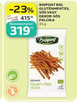 Auchan Biopont Bio sós vagy dekor-sós pálcika ajánlat