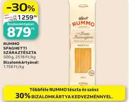 Auchan Rummo Spaghetti száraztészta ajánlat