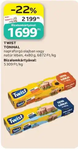 Auchan Twist tonhal ajánlat