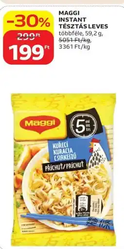 Auchan Maggi Instant tésztás leves ajánlat