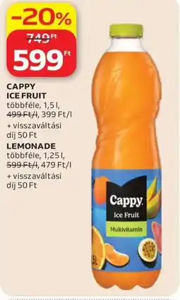 Auchan Cappy Ice Fruit, Lemonade ajánlat