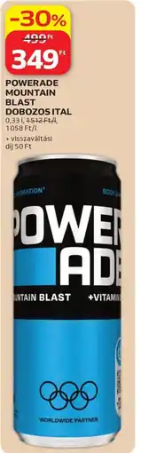 Auchan Powerade Mountain Blast dobozos ital ajánlat