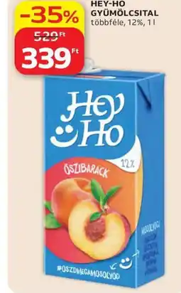 Auchan Hey-Ho gyümölcsital ajánlat