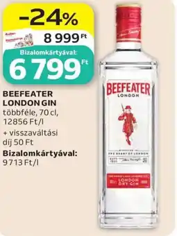 Auchan Beefeater london gin ajánlat
