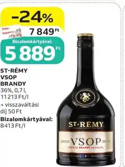 Auchan St-Rémy vsop brandy ajánlat