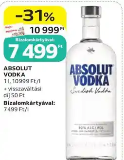 Auchan Absolut vodka ajánlat