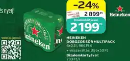 Auchan Heineken dobozos sör multipack ajánlat