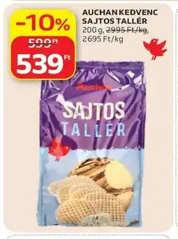 Auchan Auchan Kedvenc sajtos tallér ajánlat