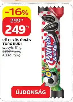 Auchan Pöttyös Óriás Túró Rudi ajánlat