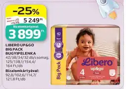 Auchan Libero Up&Go Big Pack bugyipelenka ajánlat