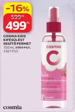 Auchan Cosmia Kids kifésülést segítő permet ajánlat