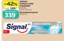 Auchan Signal family care fogkrém ajánlat