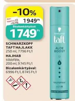 Auchan Schwarzkopf Taft hajlakk vagy hajhab ajánlat