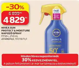 Auchan Nivea Sun Protect & Moisture napozó spray ajánlat