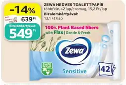 Auchan Zewa nedves toalettpapír ajánlat