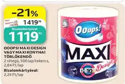Auchan Ooops! Maxi Design vagy Maxi konyhai törlőkendő ajánlat