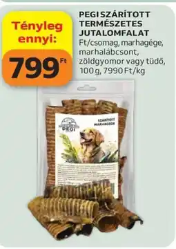Auchan Pegi szárított természetes jutalomfalat ajánlat