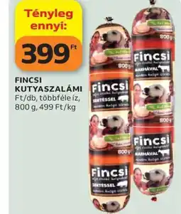 Auchan Fincsi kutyaszalámi ajánlat