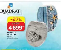 Auchan Quadrat 2000 műanyag wc-ülőke ajánlat