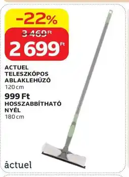Auchan Actuel teleszkópos ablaklehúzó ajánlat