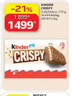 Auchan Kinder crispy ajánlat