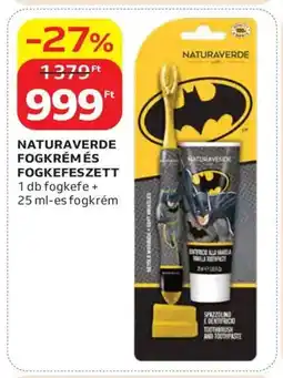 Auchan Naturaverde fogkrém és fogkefeszett ajánlat