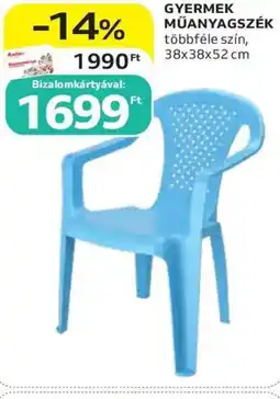 Auchan Gyermek műanyagszék ajánlat