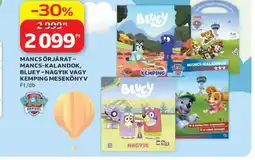Auchan Mancs Őrjárat vagy Bluey mesekönyv ajánlat