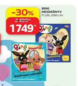 Auchan Bing mesekönyv ajánlat