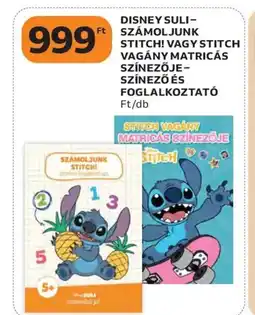 Auchan Disney Suli Stitch színező és foglalkoztató ajánlat