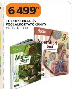 Auchan Tolki interaktív foglalkoztatókönyv ajánlat