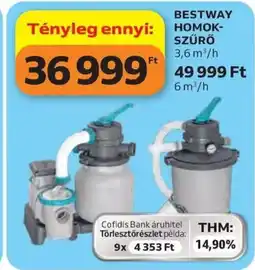 Auchan Bestway homokszűrő ajánlat
