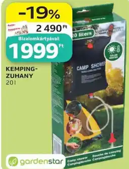 Auchan Gardenstar kemping-zuhany ajánlat