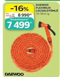 Auchan Daewoo flexibilis locsolótömlő ajánlat