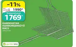 Auchan Gardenstar hamburgersütő rács ajánlat