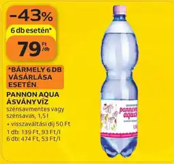 Auchan Pannon aqua ásványvíz ajánlat