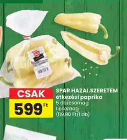 Spar Spar hazai.szeretem Étkezési paprika ajánlat