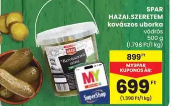 Spar Spar hazai.szeretem Kovászos uborka ajánlat