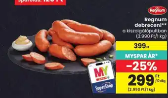 Spar Regnum debreceni ajánlat