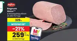 Spar Regnum löncs ajánlat