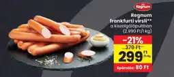 Spar Regnum frankfurti virsli ajánlat