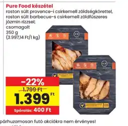 Spar Pure Food készétel ajánlat