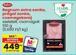 Spar Regnum extra sonka, prágai sonka, csemegekaraj ajánlat