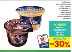 Spar Zott Belriso és Cremore termékek ajánlat