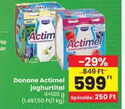 Spar Danone Actimel joghurtital ajánlat