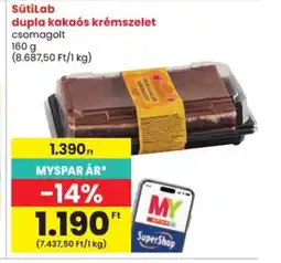 Spar SütiLab dupla kakaós krémszelet ajánlat