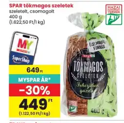 Spar Spar tökmagos szeletek ajánlat